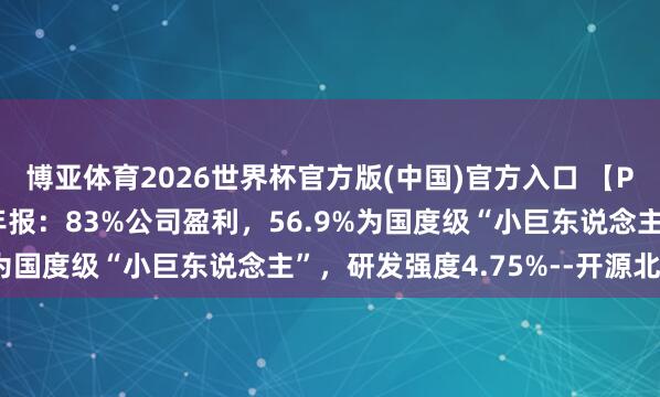 博亚体育2026世界杯官方版(中国)官方入口 【PPT】2025年北交所年报:83%公司盈利,56.9%为国度级“小巨东说念主”,研发强度4.75%--开源北交所