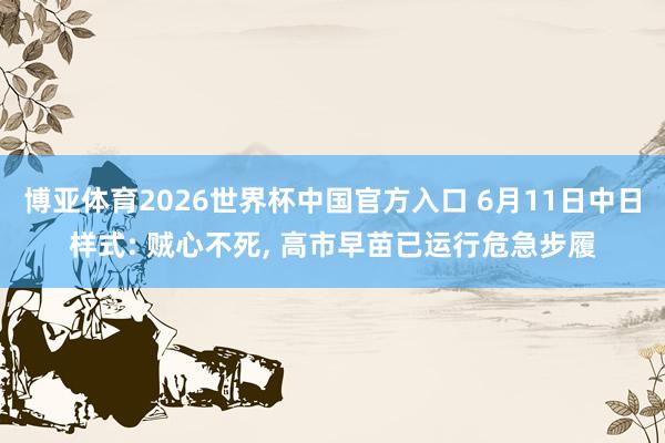 博亚体育2026世界杯中国官方入口 6月11日中日样式: 贼心不死, 高市早苗已运行危急步履